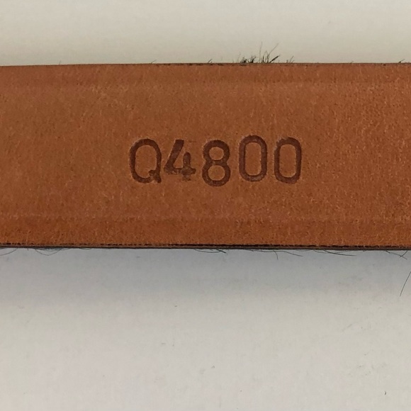 Red, brown, tan and black Brighton leather belt silver buckle Size 30 - Picture 5 of 5